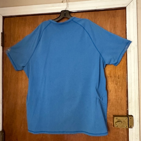 Carhartt Womens Relax Fit Heavy Weight Pocket  T-Shirt Marine Blue 2XL PLUS SIZE - Picture 2 of 8